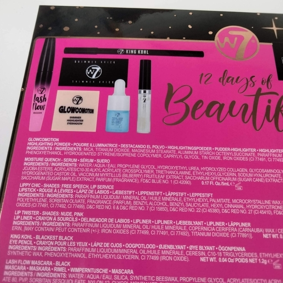W7 12 Days of Beautiful Gift Set‎ - 12 Individually Boxed Makeup &.... - Picture 5 of 9